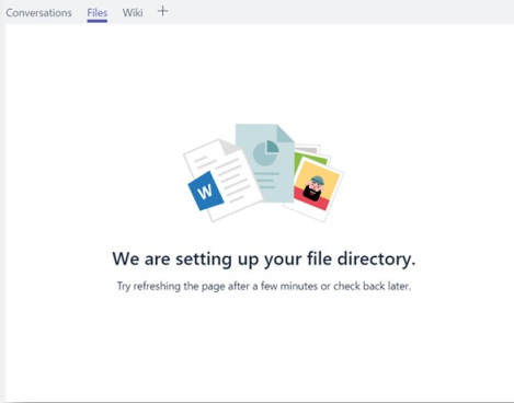 Microsoft Teams cannot access files